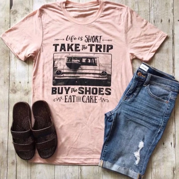 Vacation Tops - Buy the Shoes Vacation Tee Shirt